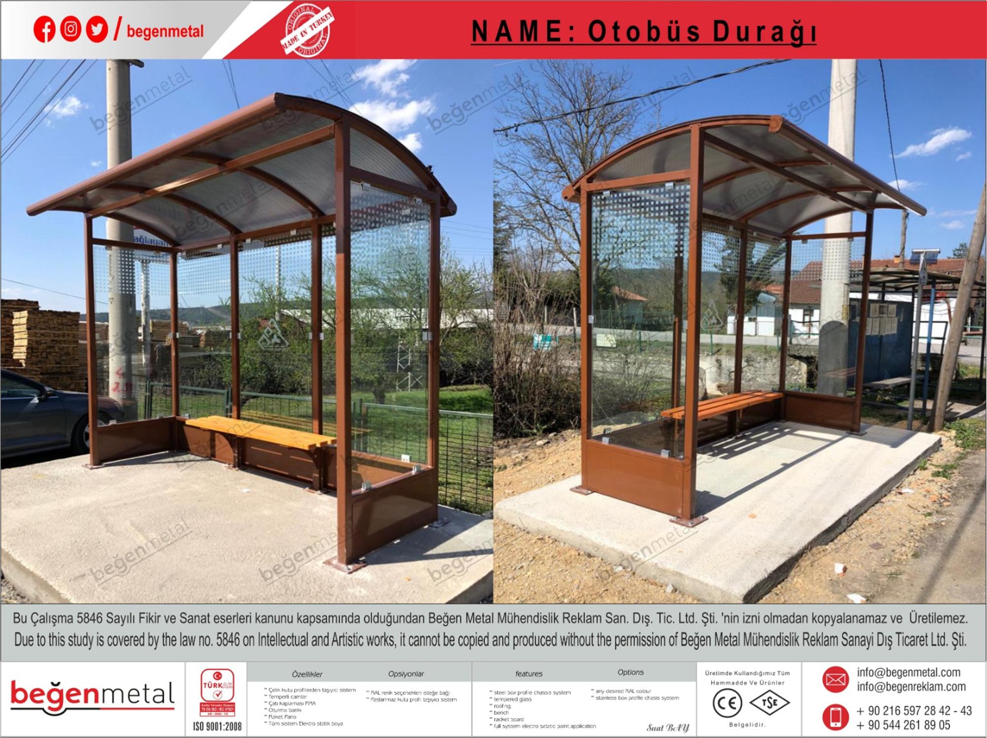 Ekonomik Model Otobüs Durakları